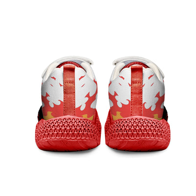 Red Flame Kids Running Shoes