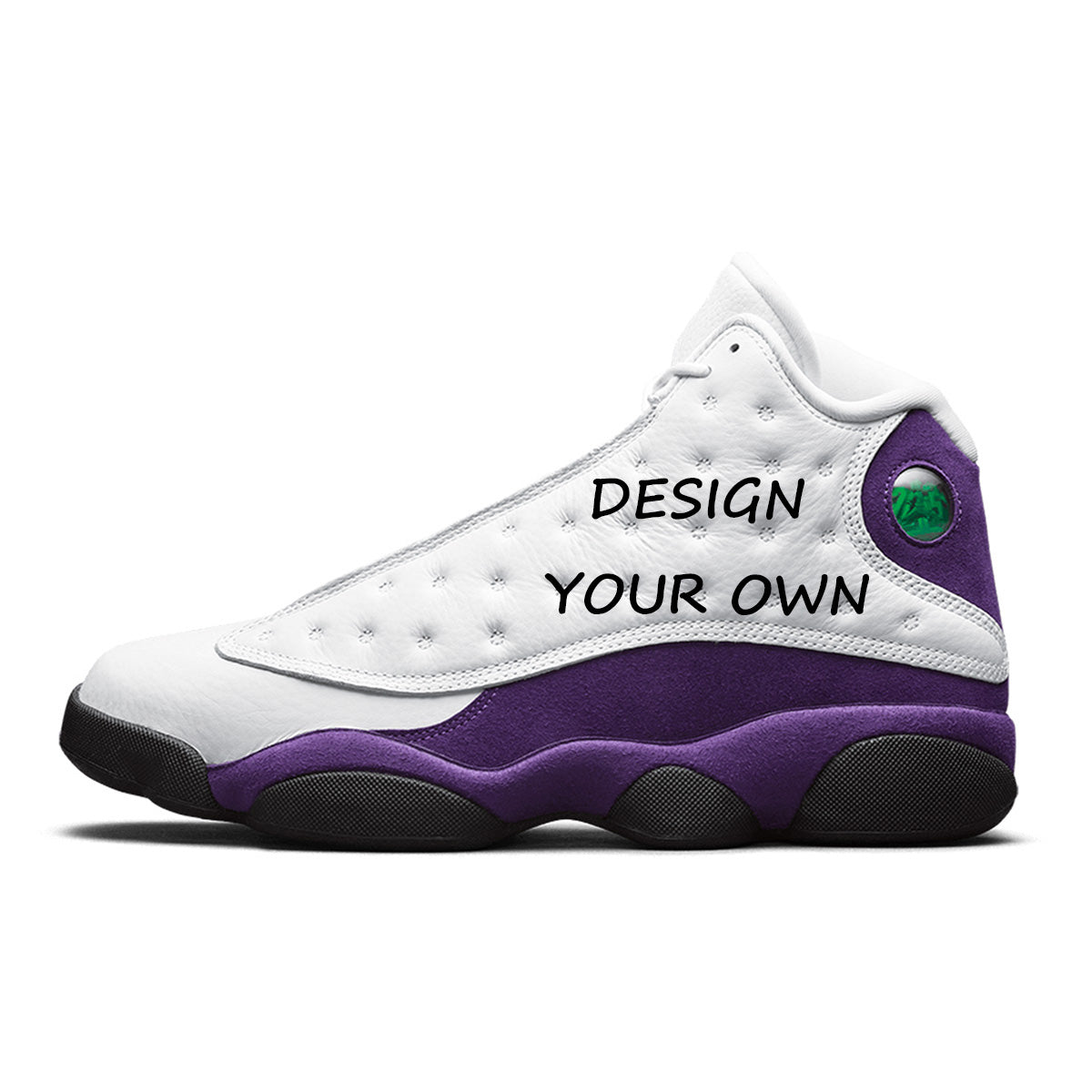 Custom Purple Retro Sneaker