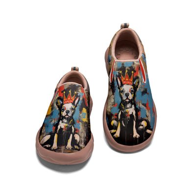 Graffiti Basquiat Puppy Slip On