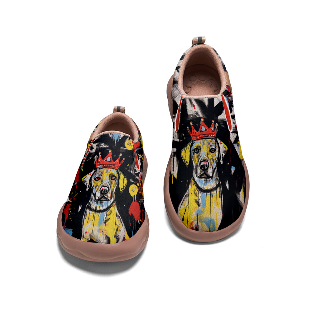 Graffiti Basquiat Labrador Slip On