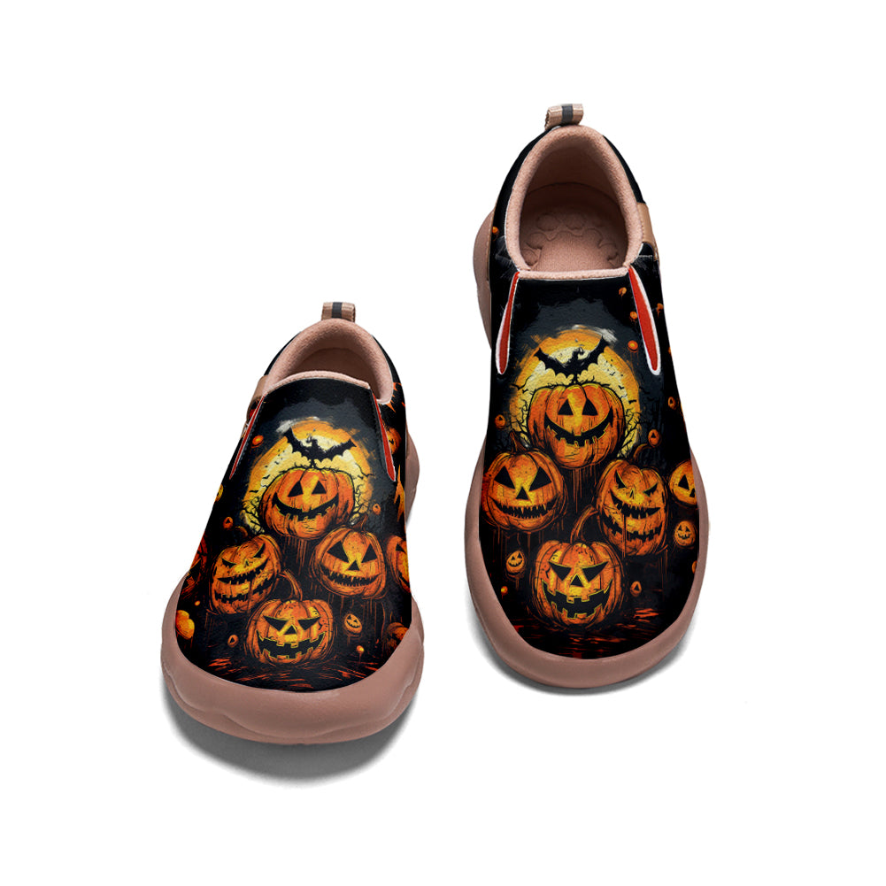 Halloween Pumpkin Slip On