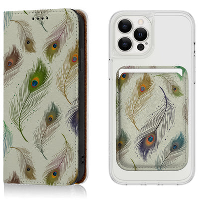 Peacock Feather iPhone Leather Case