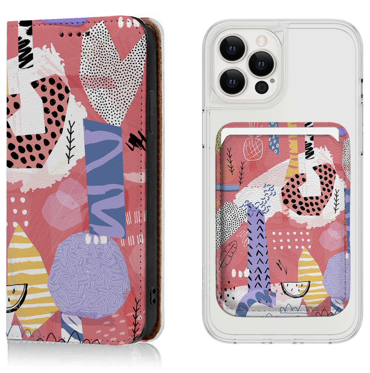 Abstract Art iPhone Leather Case