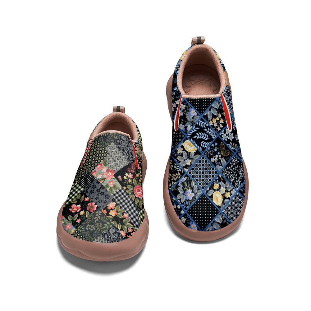 Floral Patchwork Slip On