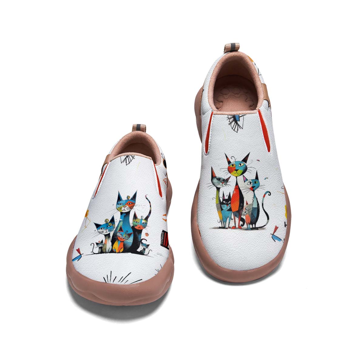 Graffiti Cat Slip On