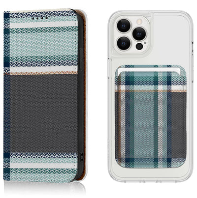 Green Plaid Pattern iPhone Leather Case