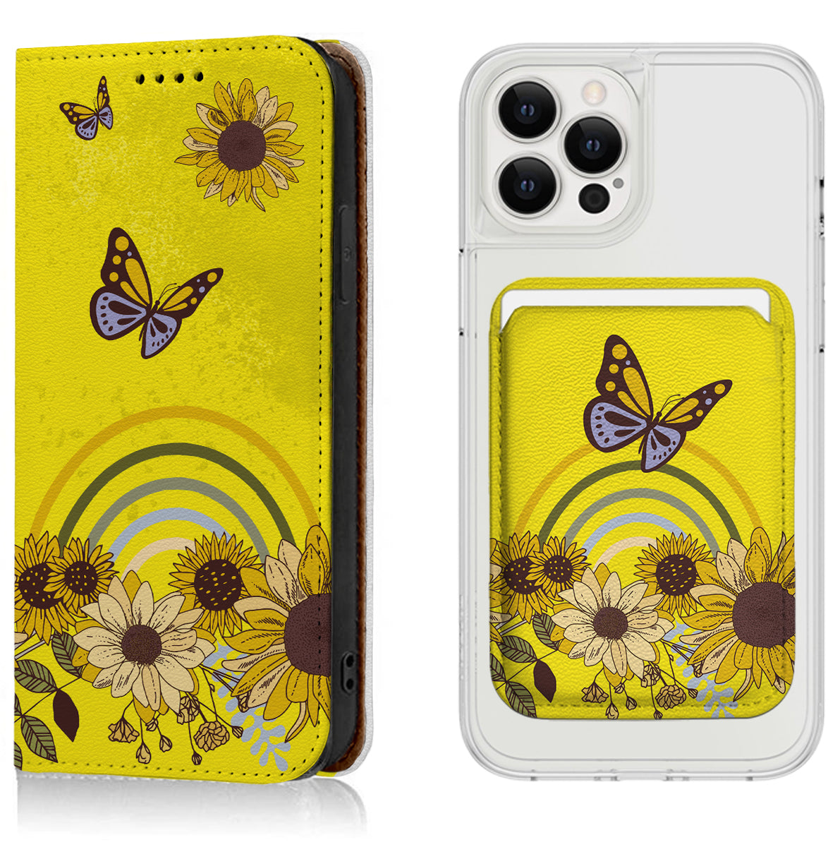 Sunflower iPhone Leather Case