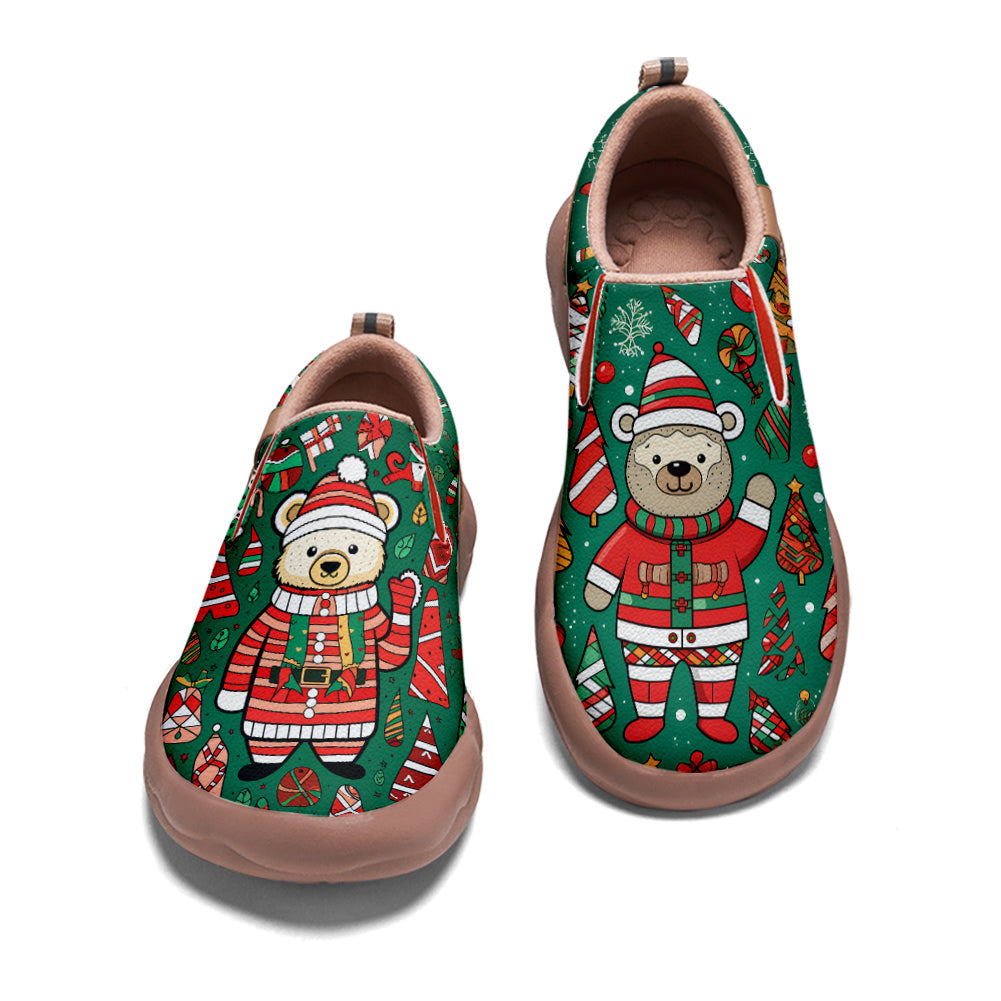 Christmas Bear Slip On