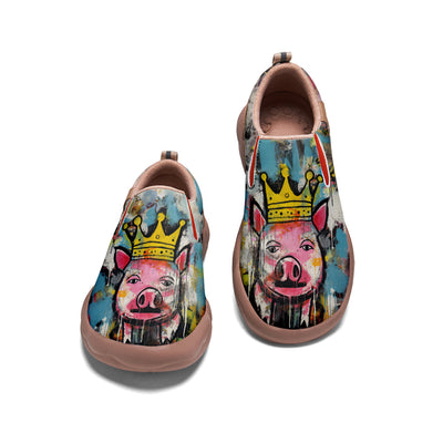 Graffiti Basquiat Pig Slip On