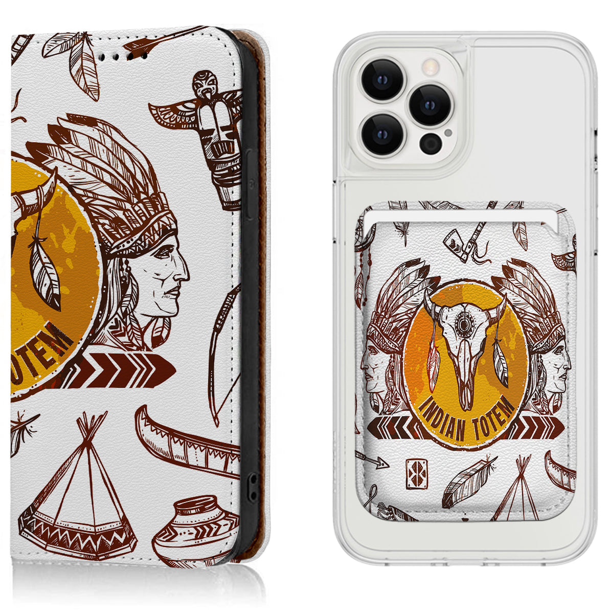 Indian Chief iPhone Leather Case