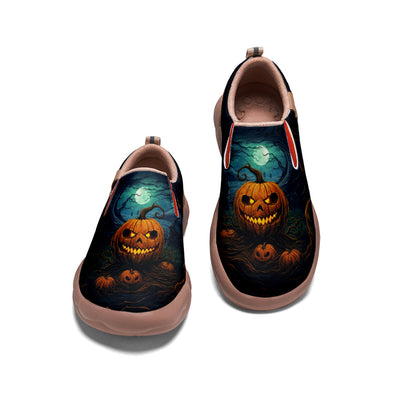 Halloween Pumpkin Slip On