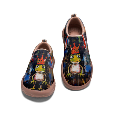 Graffiti Basquiat Frog Slip On