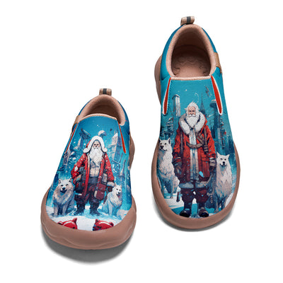 Cyberpunk Style Santa Claus Slip On