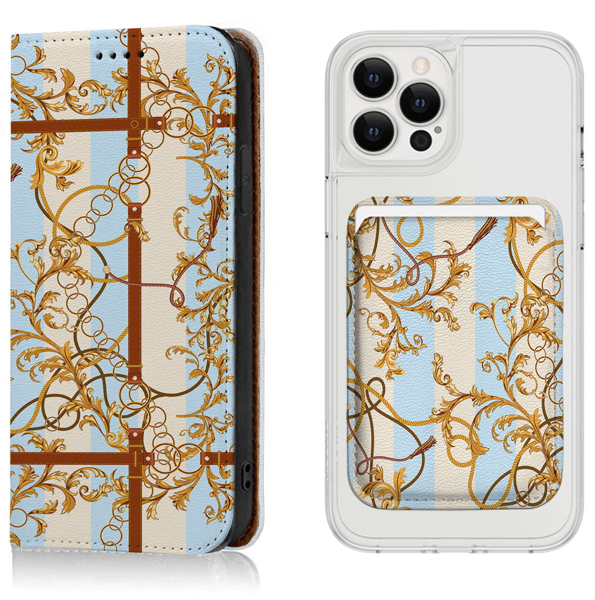 Luxury Printing iPhone Leather Case