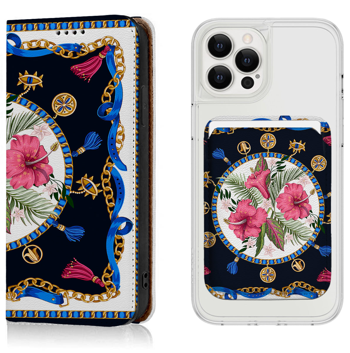 Luxury Printing iPhone Leather Case