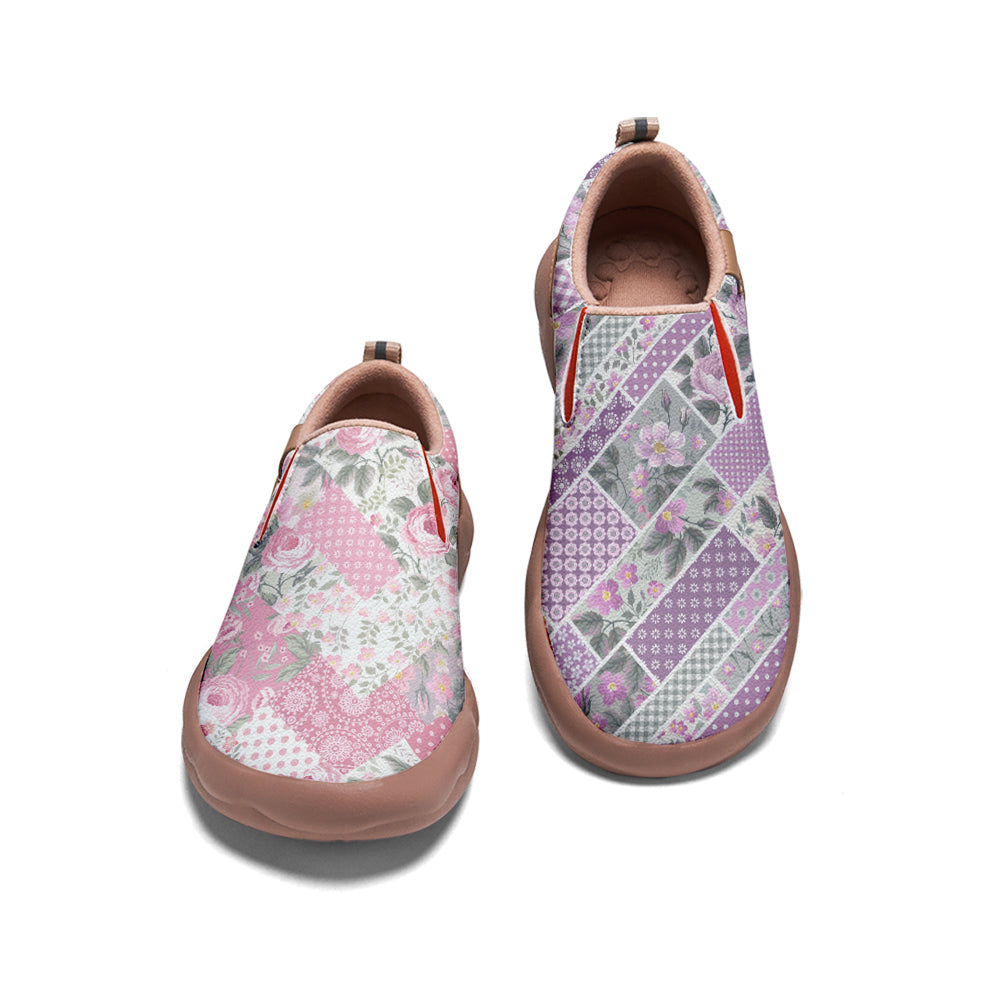 Floral Patchwork Slip On