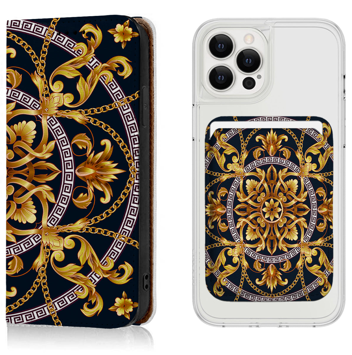 Luxury Printing iPhone Leather Case