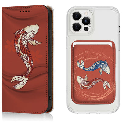 Koi Fish iPhone Leather Case