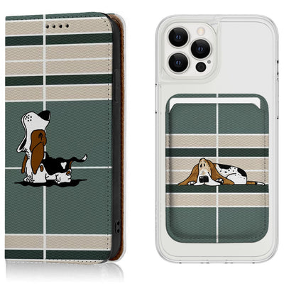 Basset Hound iPhone Leather Case