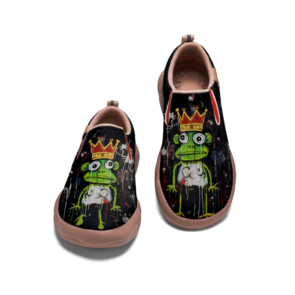 Graffiti Basquiat Frog Slip On