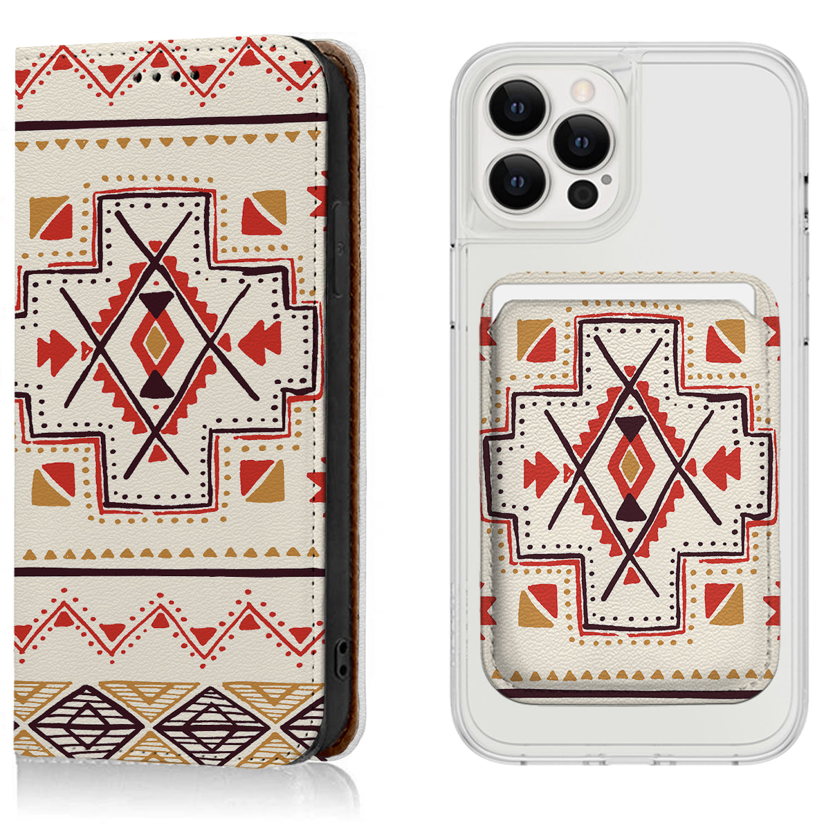 Aztec Pattern iPhone Leather Case