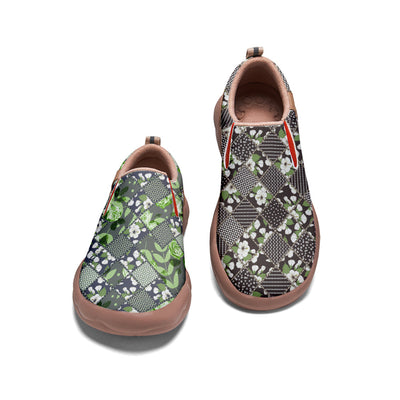 Floral Patchwork Slip On