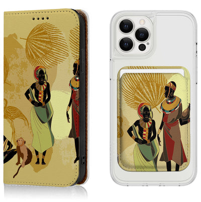 African Tribe iPhone Leather Case