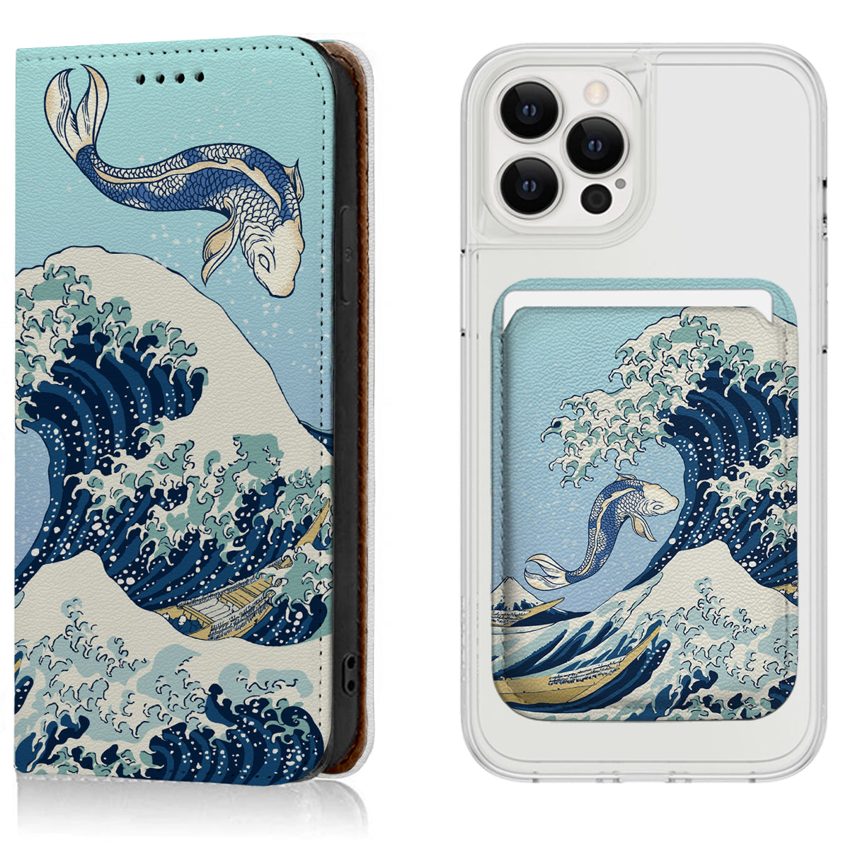 Koi Fish iPhone Leather Case