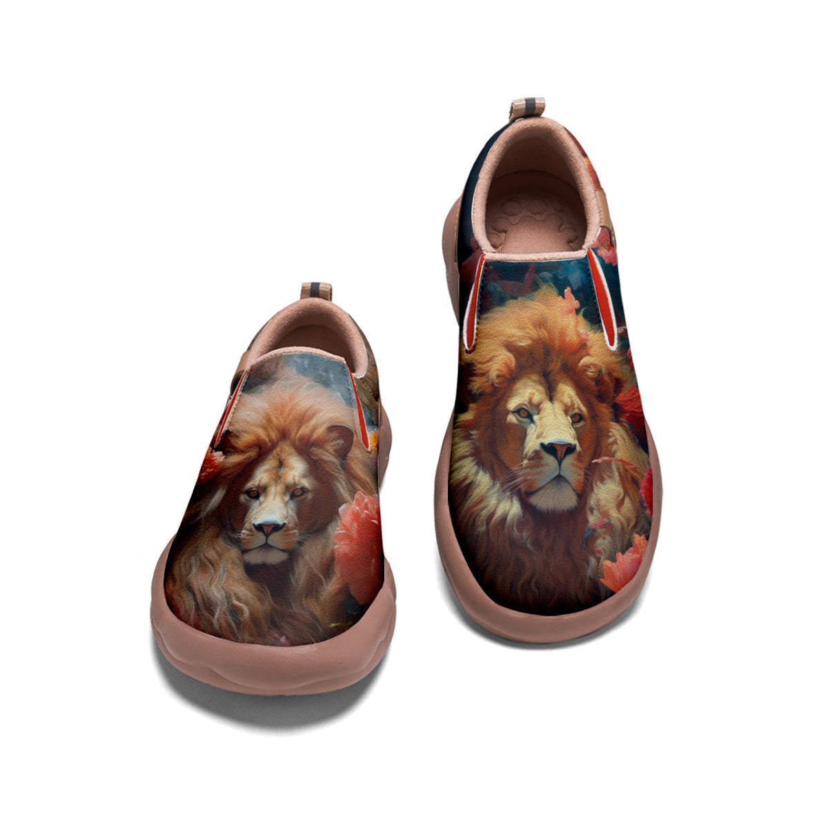 Floral Lion Slip On