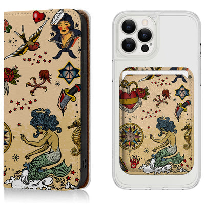 Tattoo Mermaid iPhone Leather Case