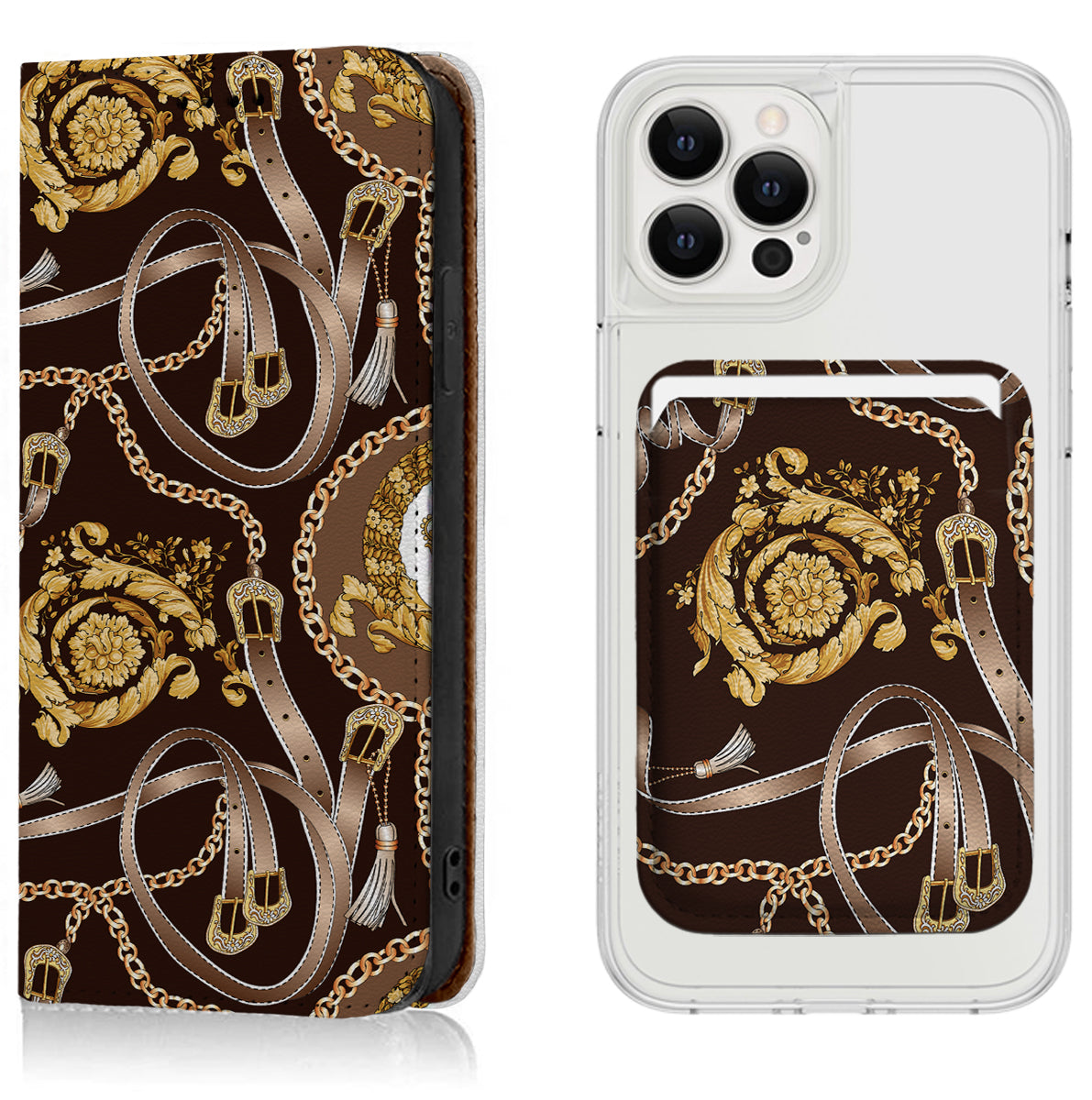 Luxury Printing iPhone Leather Case