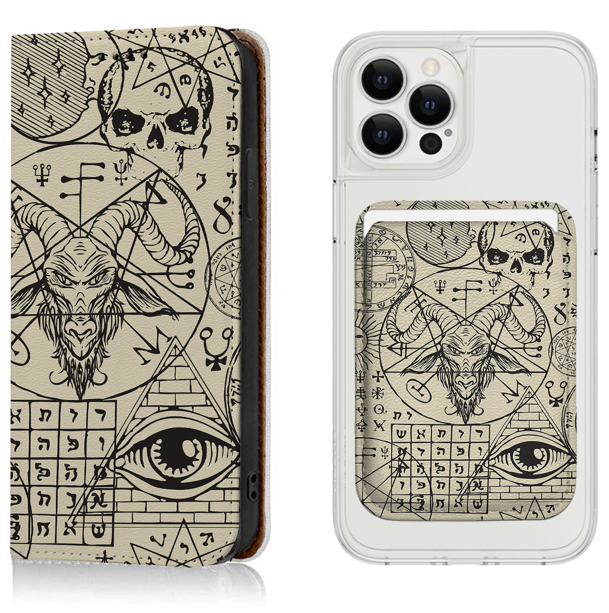 Satan Evil Eye iPhone Leather Case