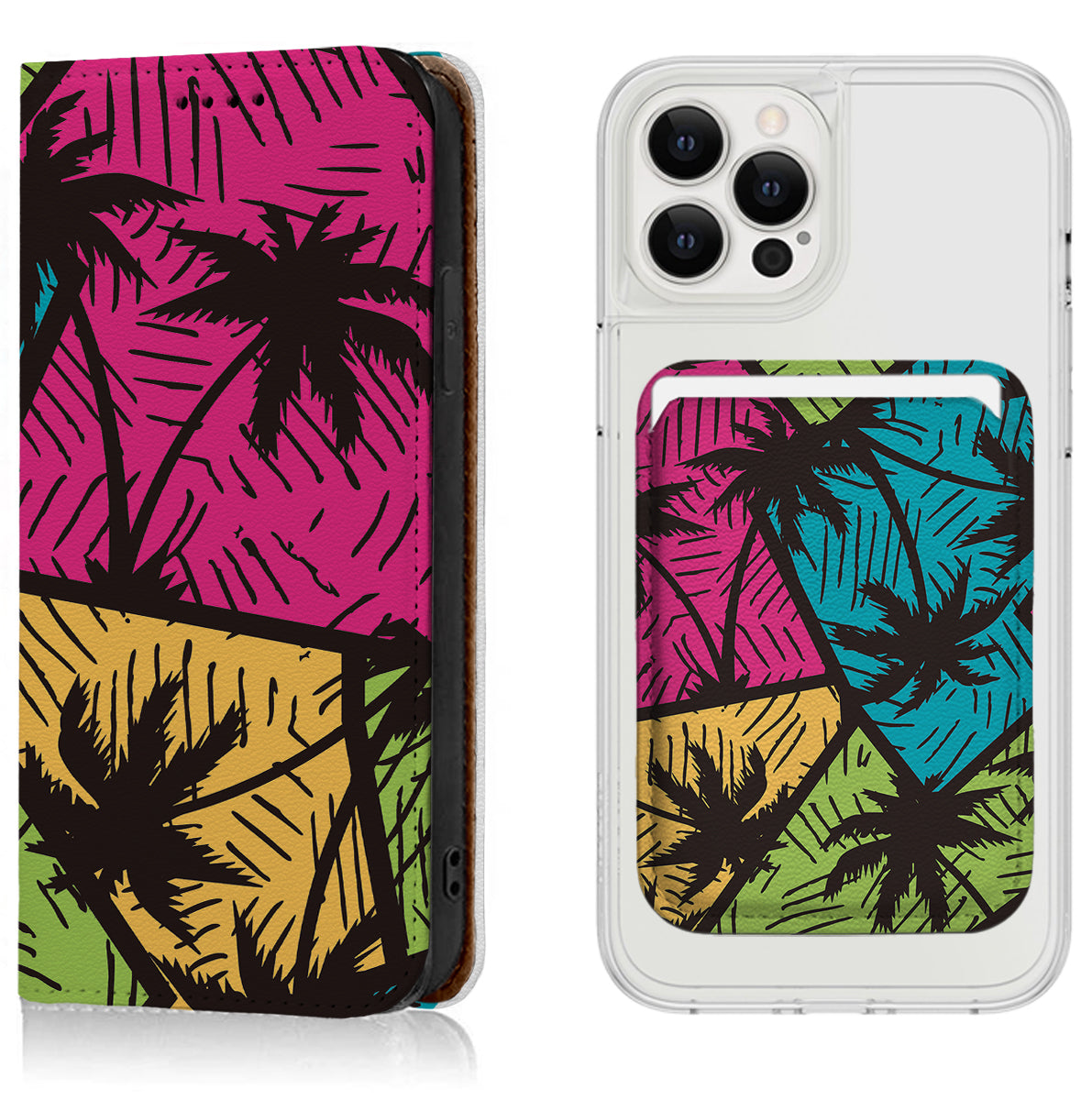 Palm Tree iPhone Leather Case