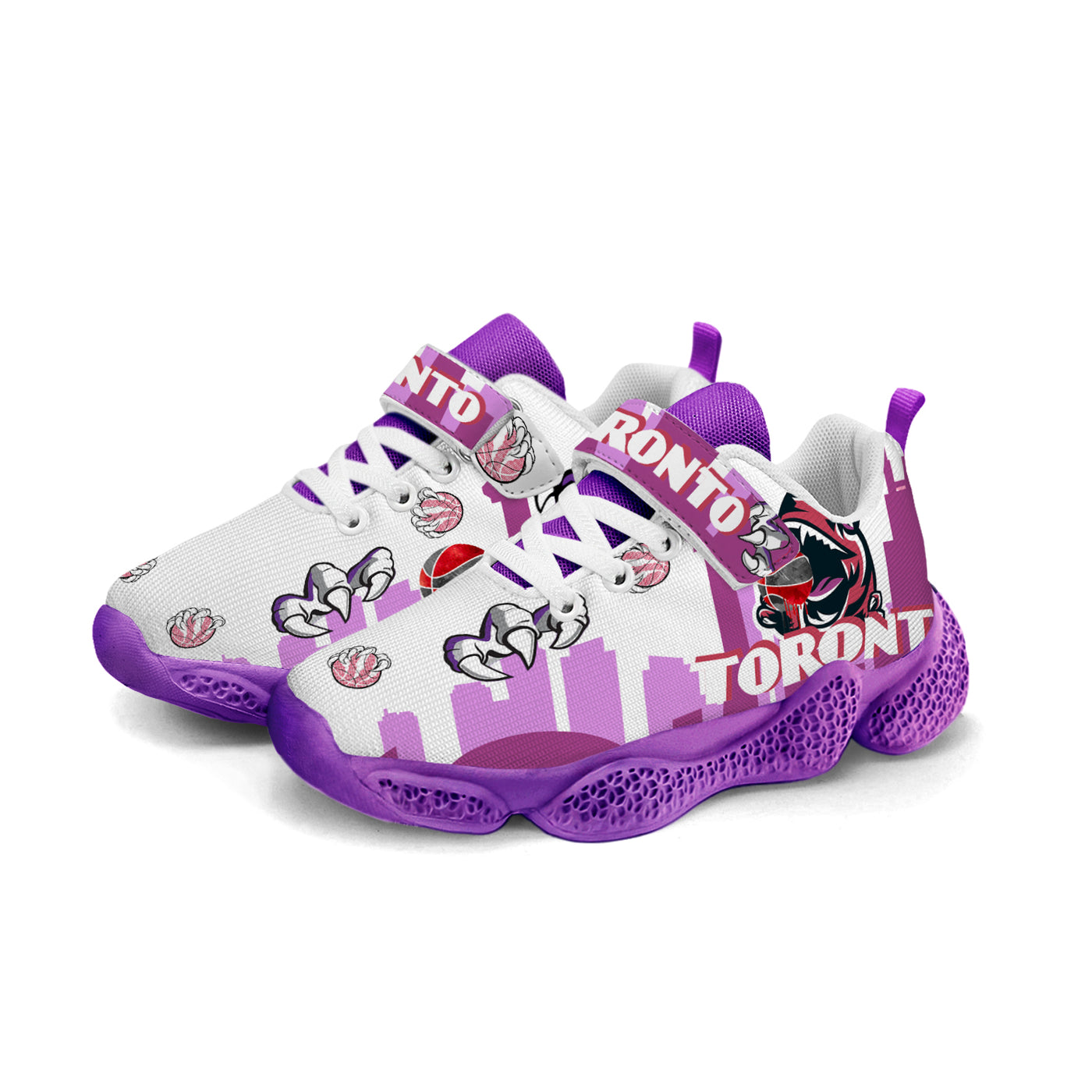 Toronto Basketball Kids Running Shoes