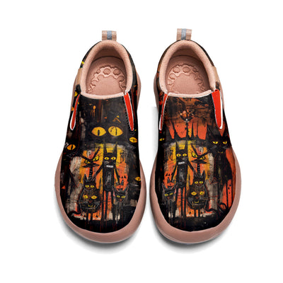 Halloween Black Cat Slip On