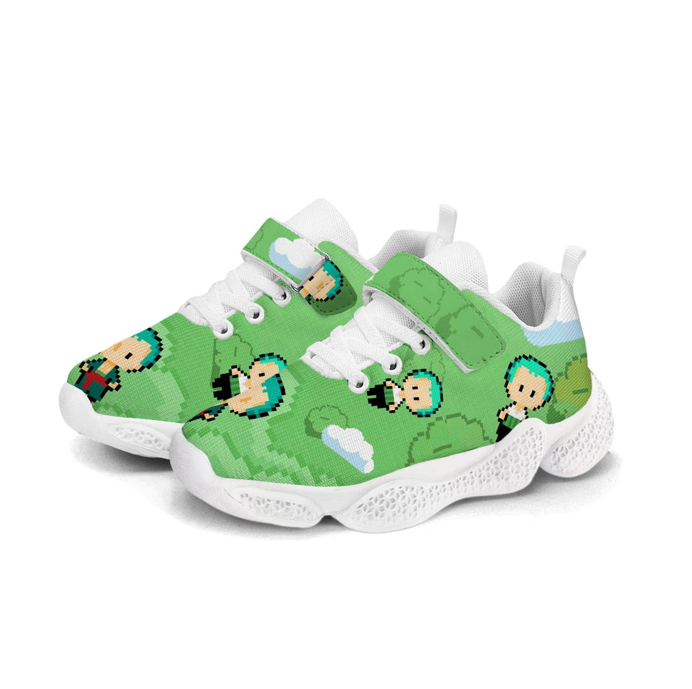 Pixel Roronoa Zoro Kids Running Shoes