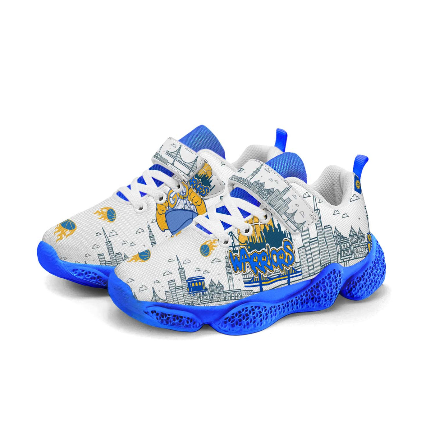 San Francisco Basketball Kids Running Shoes