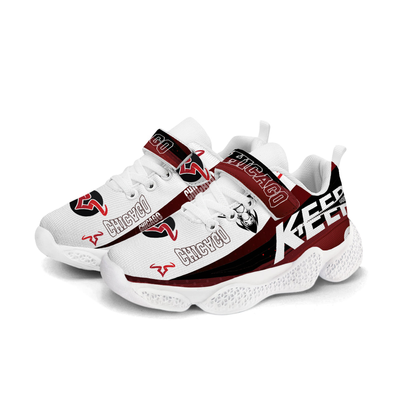 Chicago Basketball Kids Running Shoes