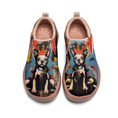 Graffiti Basquiat Puppy Slip On