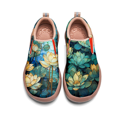 Green Lotus Slip On