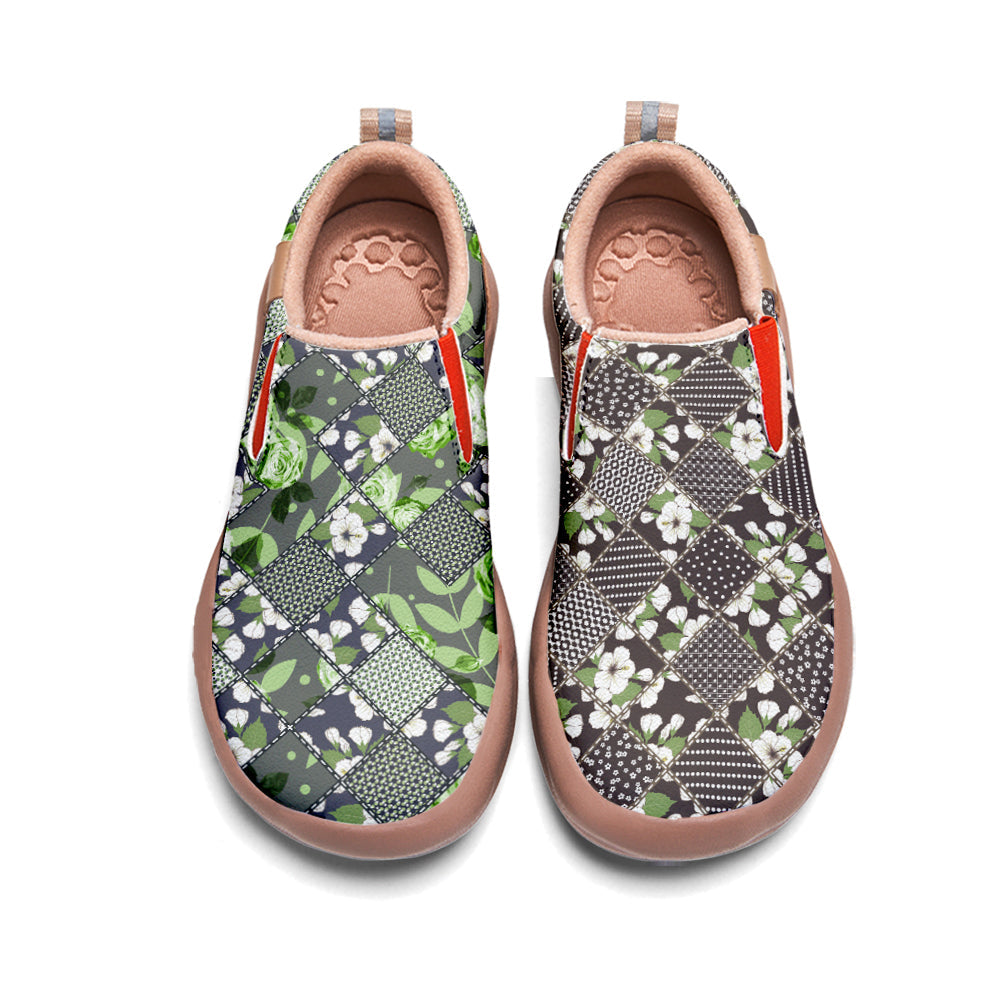 Floral Patchwork Slip On