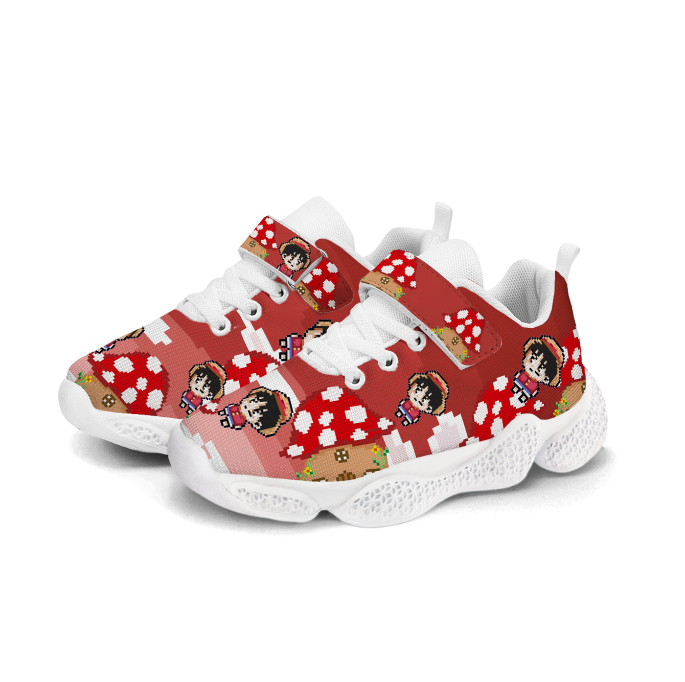 Pixel Monkey D. Luffy Kids Running Shoes