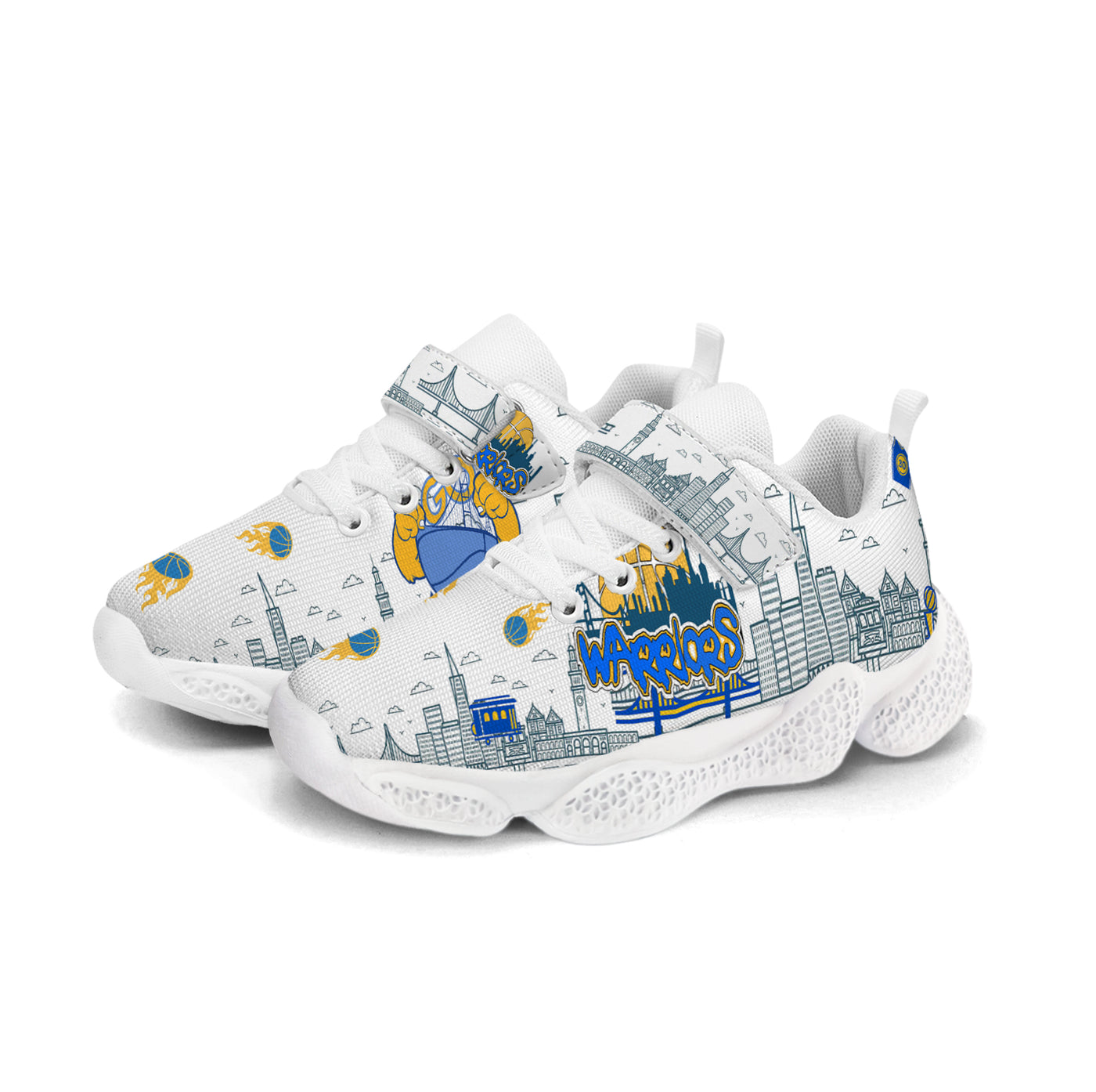 San Francisco Basketball Kids Running Shoes