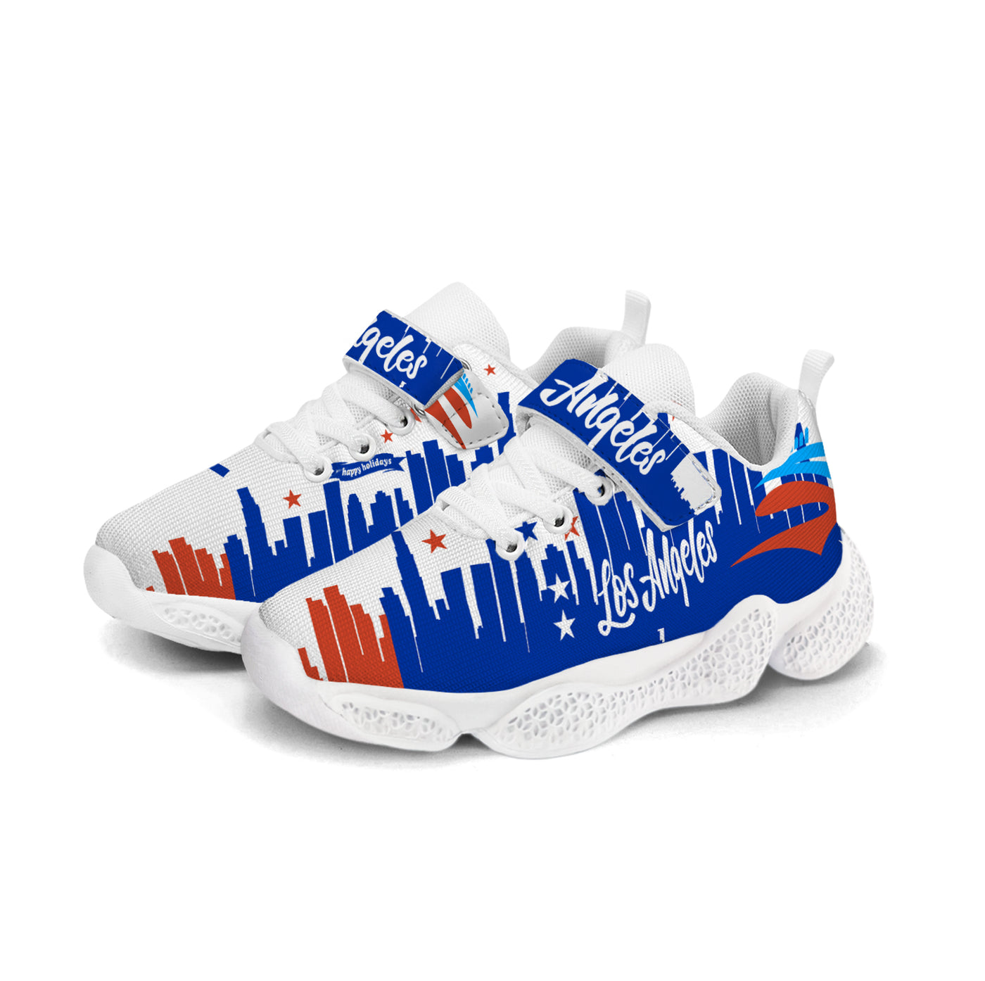 Los Angeles Basketball Kids Running Shoes