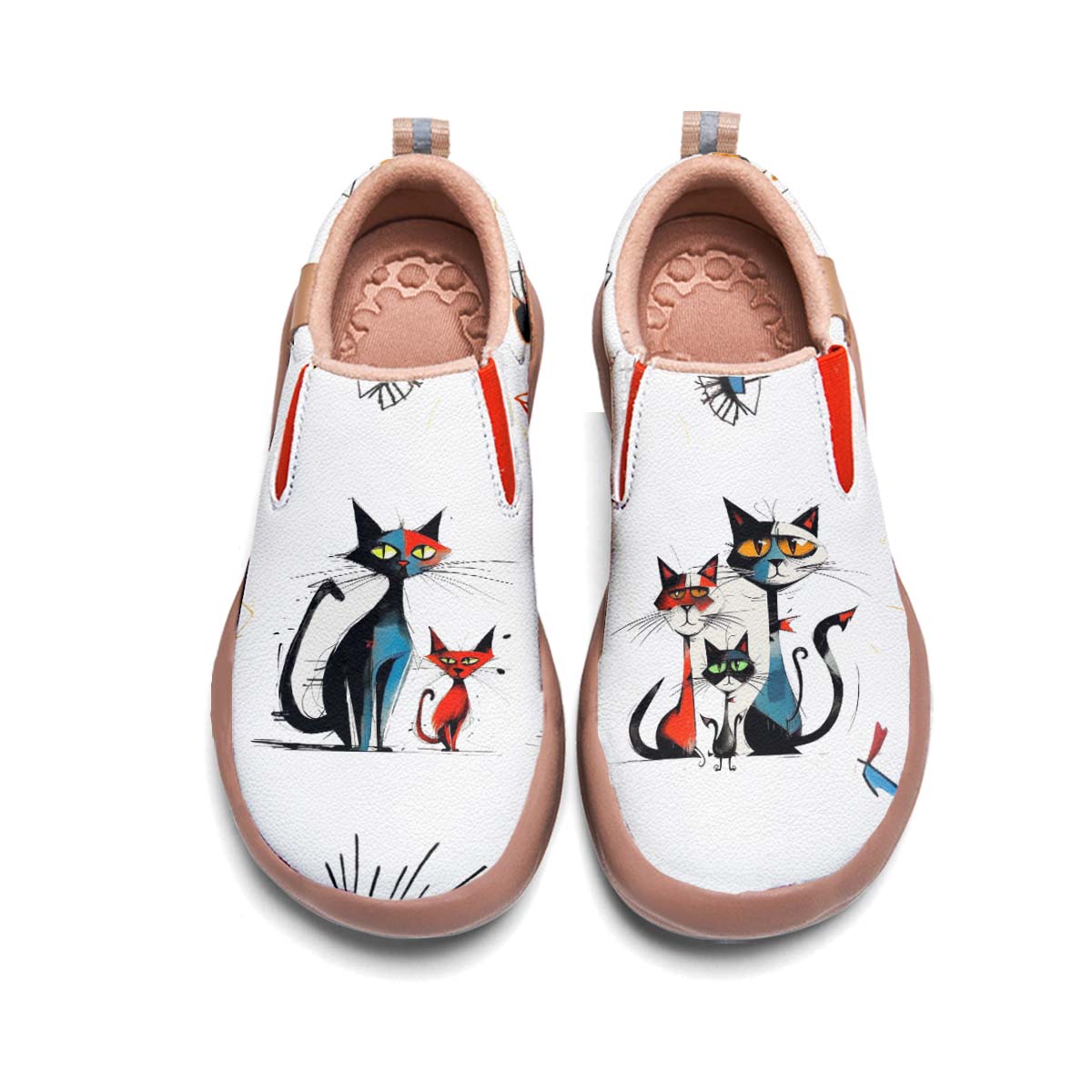 Graffiti Cat Slip On