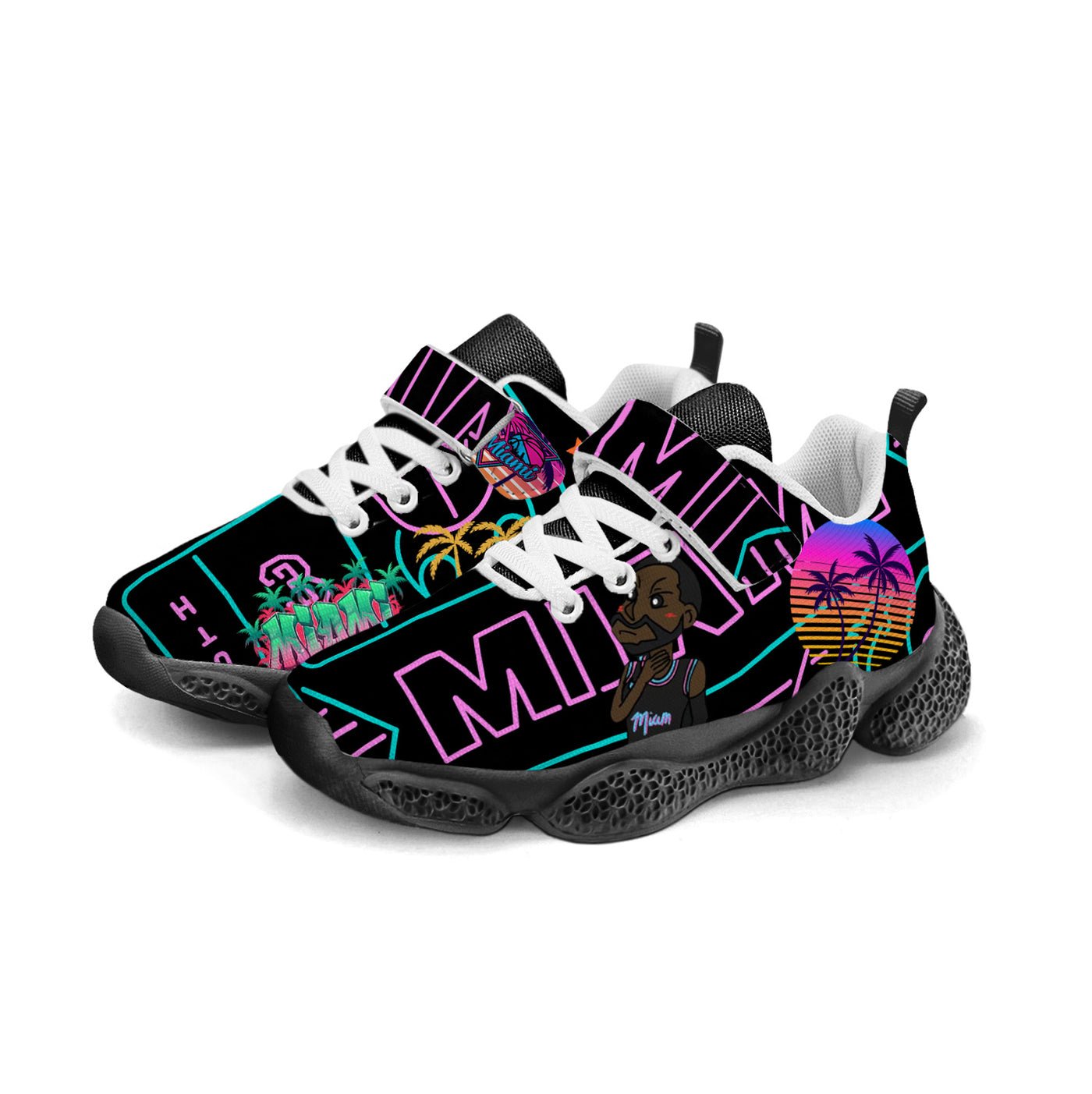 Miami Basketball Kids Running Shoes