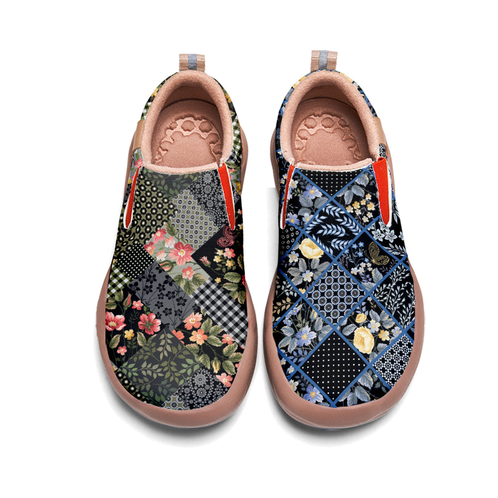 Floral Patchwork Slip On