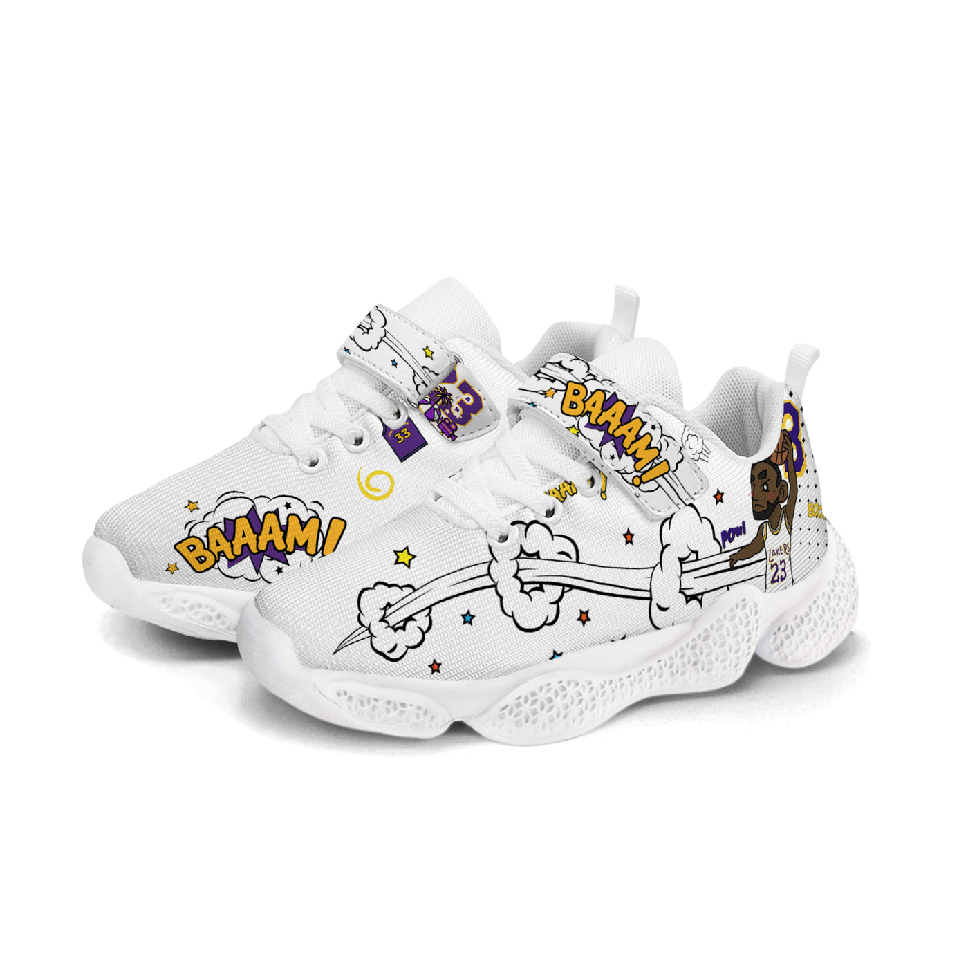 Los Angeles Basketball Kids Running Shoes