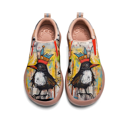 Graffiti Basquiat Bird Slip On