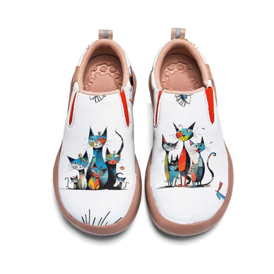 Graffiti Cat Slip On